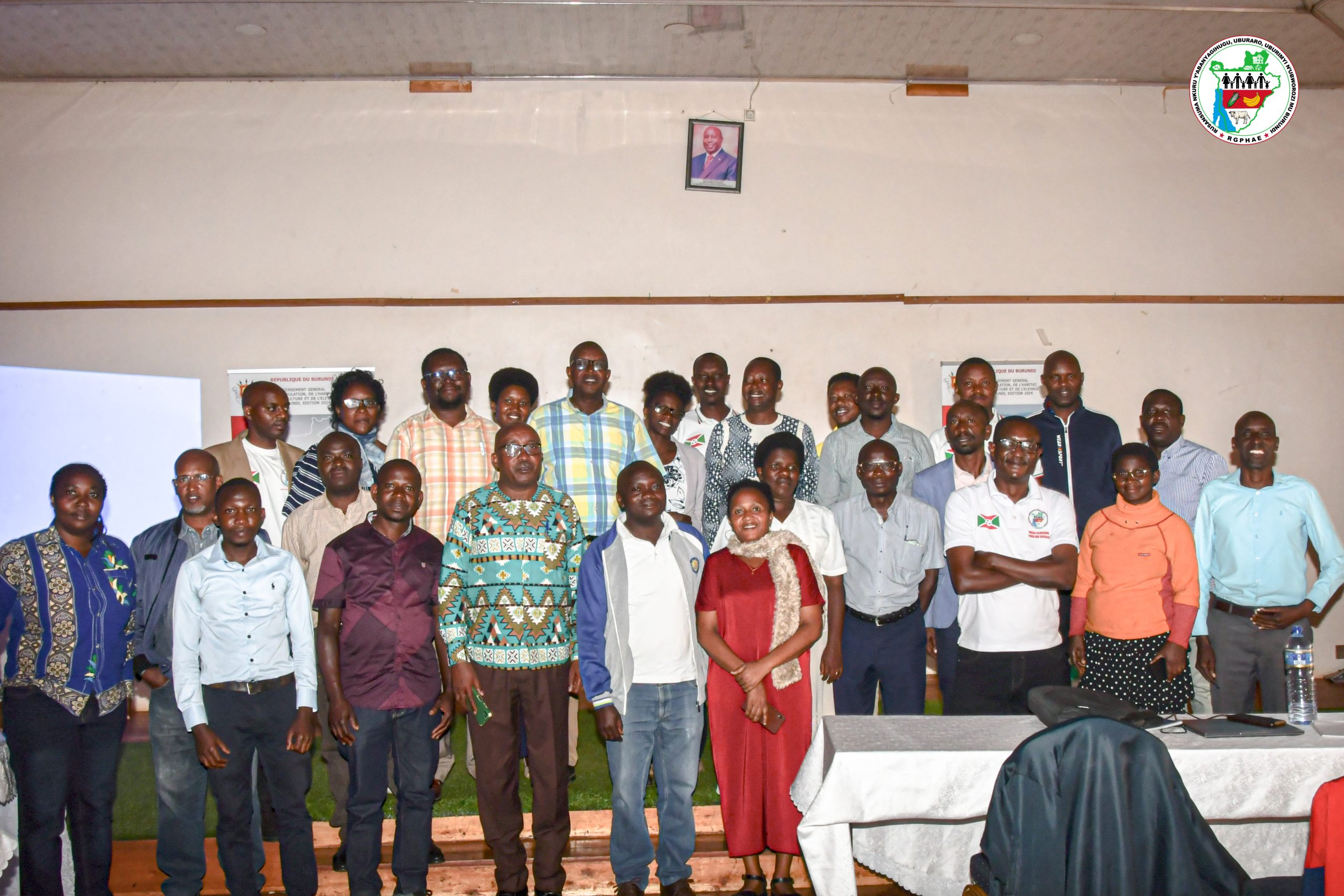 Photo de famille des participants à l'atelier, Ngozi le 26 Août 2025